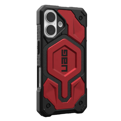 UAG Monarch Pro MagSafe Apple iPhone 16 (6.1') Rugged Case - Crimson (114458119494), 25ft. Drop P... - Image 3