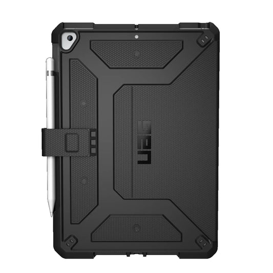 UAG Metropolis Apple iPad (10.2') (9th/8th/7th Gen) Folio Rugged Case - Black(121916114040), DROP...