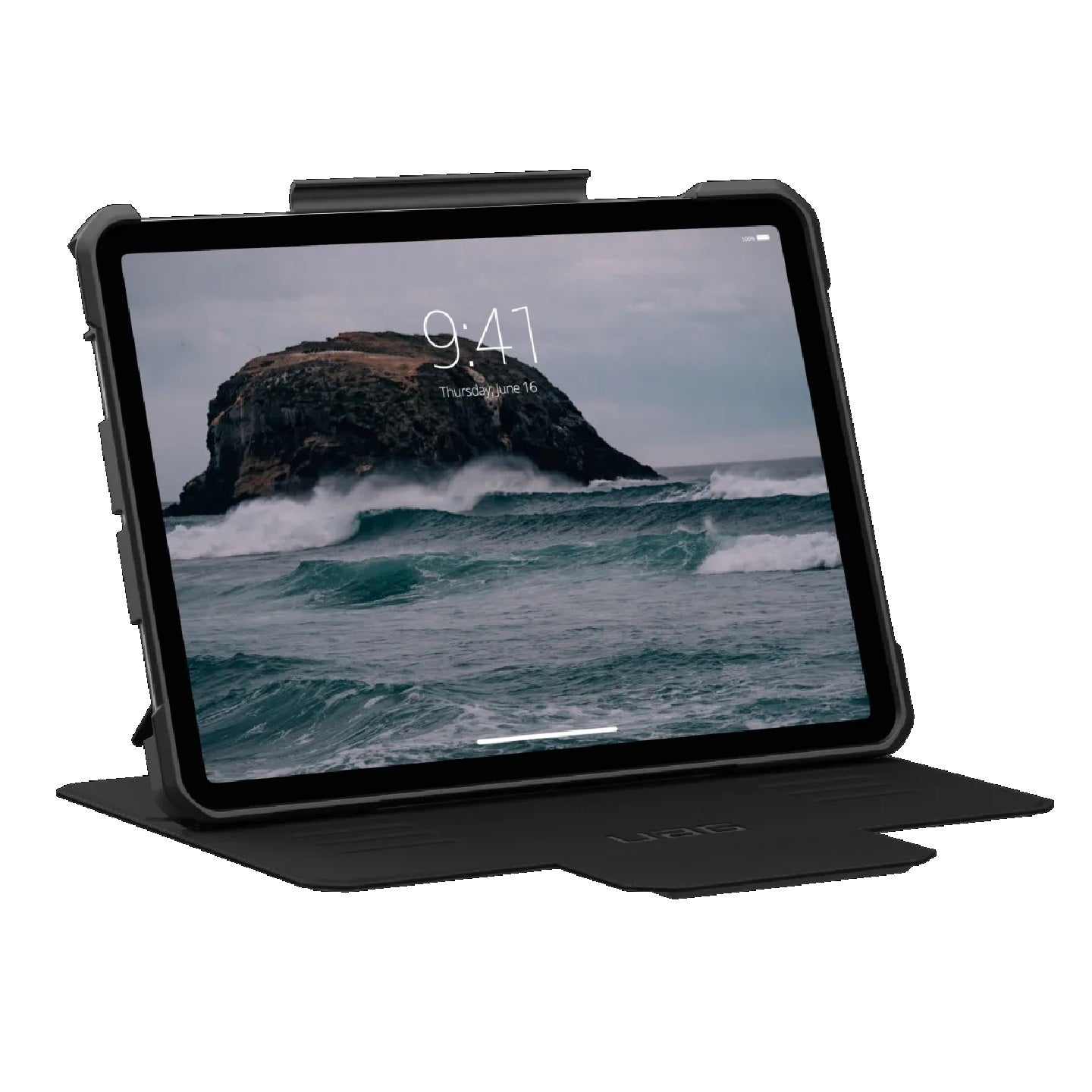 UAG Metropolis SE Apple iPad Air (11') (M3/M2) (7th/6th Gen) Folio Rugged Case - Black (124473114040), DROP+ Military Standard, 10 Years Warranty