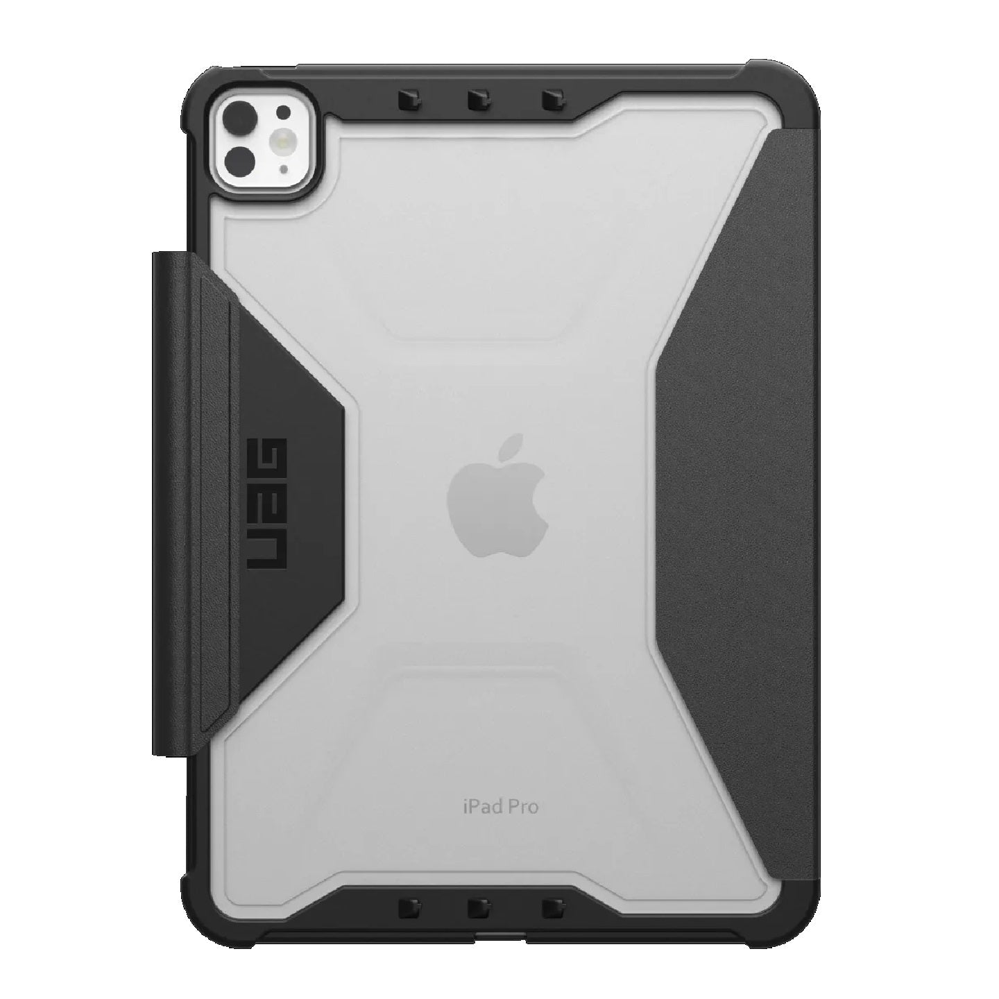 UAG Plyo Apple iPad Pro (11') (M5/M4) (6th/5th Gen) Folio Rugged Case - Black/Ice (124477114043),...