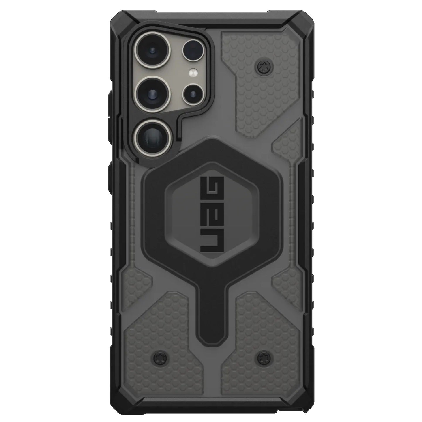 UAG Pathfinder Clear Pro Magnetic Samsung Galaxy S24 Ultra 5G (6.8') Rugged Case - Ash (214427113...