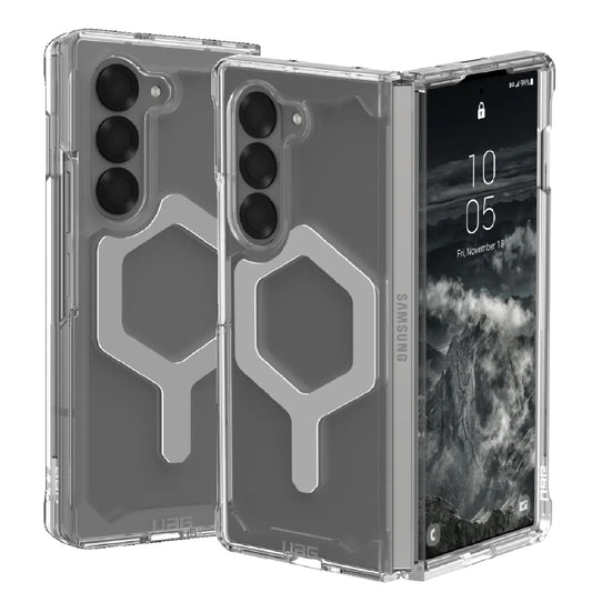 UAG Plyo Pro Samsung Galaxy Z Fold6 5G (7.6') Rugged Case - Ice/Silver (214453114333), DROP+ Mili...