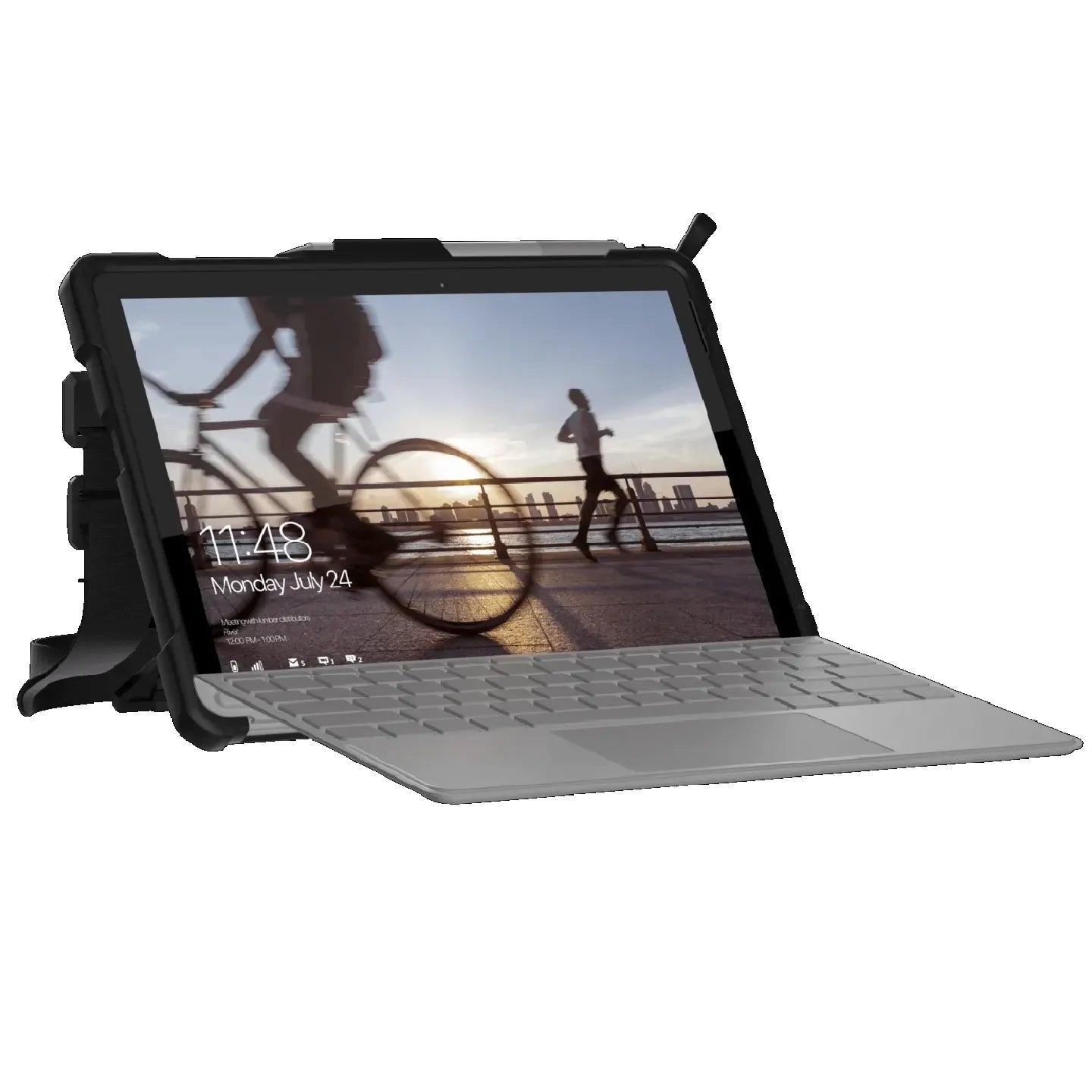 UAG Plasma Microsoft Surface Go (4th/ 3rd/ 2nd) With Hand  Shoulder Strap Rugged Case - Ice(32107... - Image 3