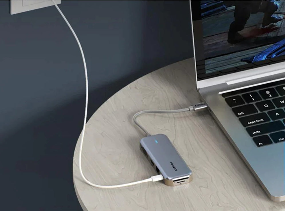 Pisen 11-in-1 Multi-Port USB-C Multiport Hub Adapter Docking Station 4xUSB-A(3.0 2.0) 1xUSB-C 100... - Image 2