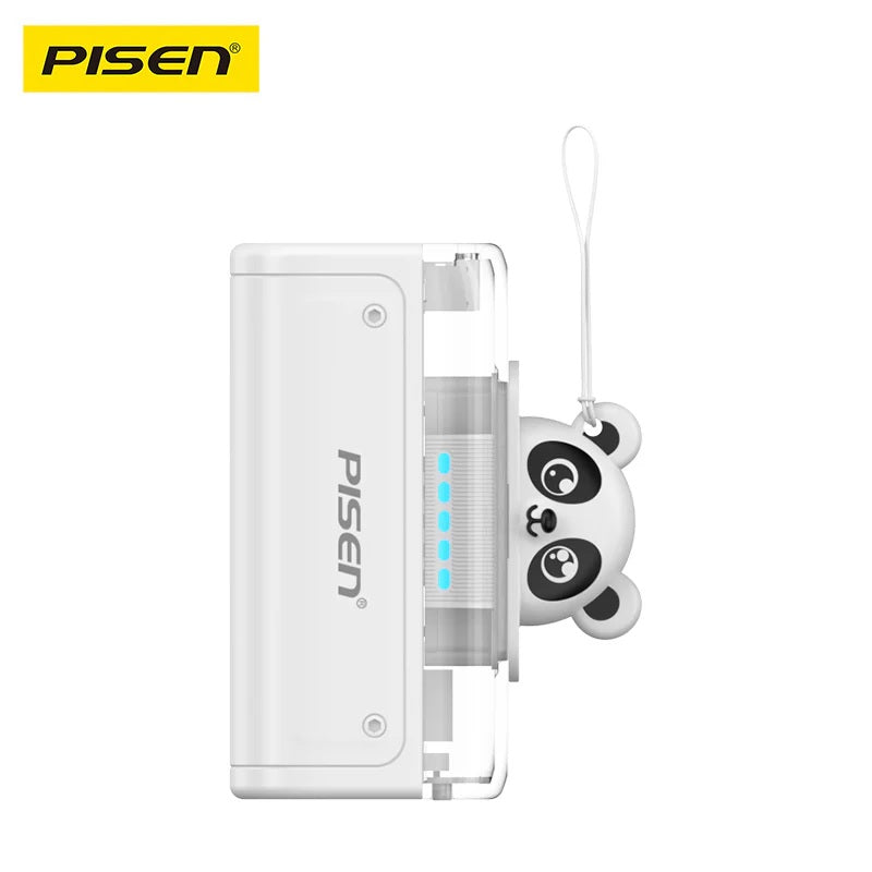 Pisen Power Tiny 22.5W  CCC-Certified 5K (5000mAh) Mini Power Bank - USB-A + USB-C Port, 2-in-1 D...