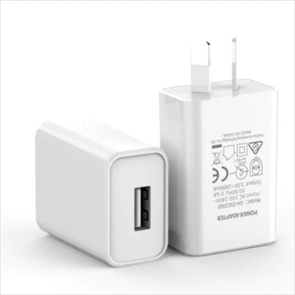 USP 10W USB-A Fast Wall Charger - White, Intelligent Chip, Smart Charging, Output Voltage DC5V/3A... - Image 3