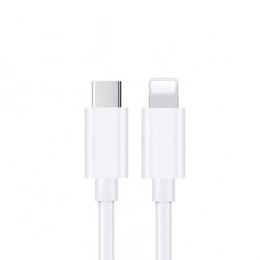 USP Lightning to USB-C Fast Charge Mini Cable (1M) White - Support 2.4A,480Mbps Transfer, Univers...