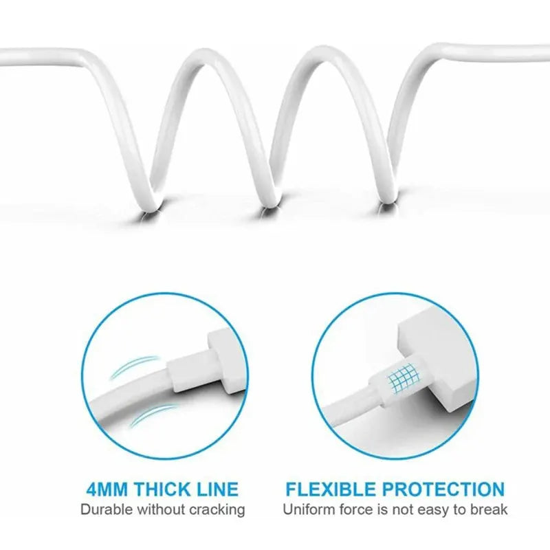USP Lightning to USB-C Fast Charge Mini Cable (1M) White - Support 2.4A,480Mbps Transfer, Univers... - Image 2