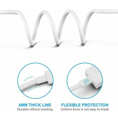 USP Lightning to USB-C Fast Charge Mini Cable (1M) White - Support 2.4A,480Mbps Transfer, Univers... - Image 2