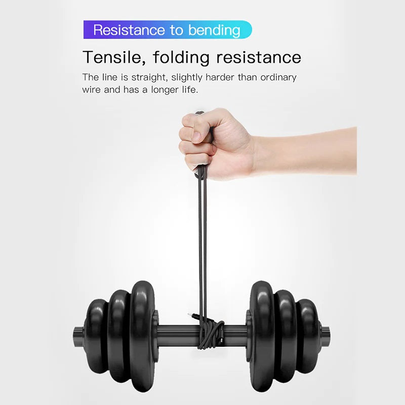 USP BoostUp Braided USB-C to USB-C Cable (1M) Black -3A Fast  Safe Charge,Strong  Durable,Samsung... - Image 3