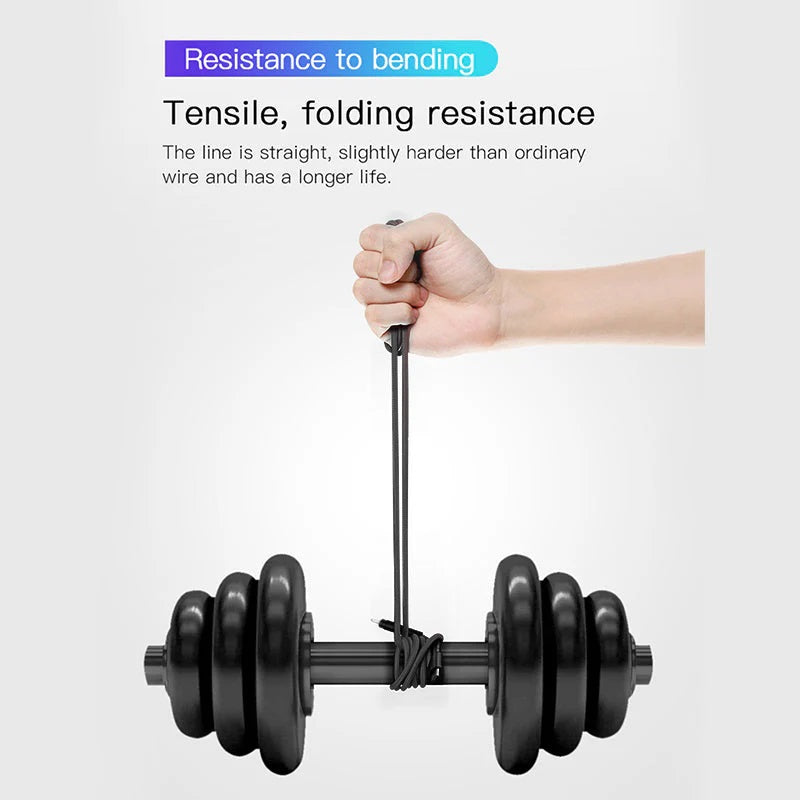 USP BoostUp Braided USB-C to USB-C Cable (3M) Black -3A Fast  Safe Charge,Strong  Durable,Samsung... - Image 3