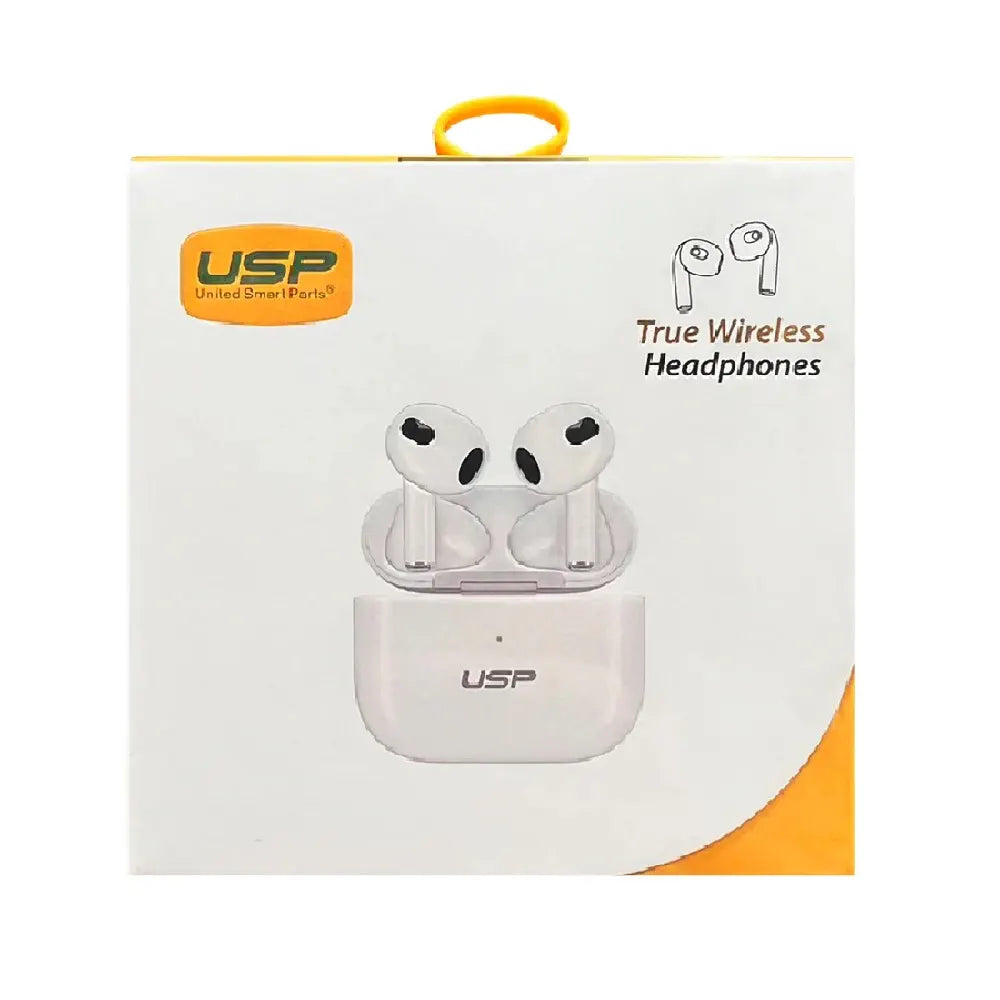 USP True Wireless Buds White BT241 - Smart Touch Controls, Noise Isolation, Ergonomic Fit, Blueto... - Image 4