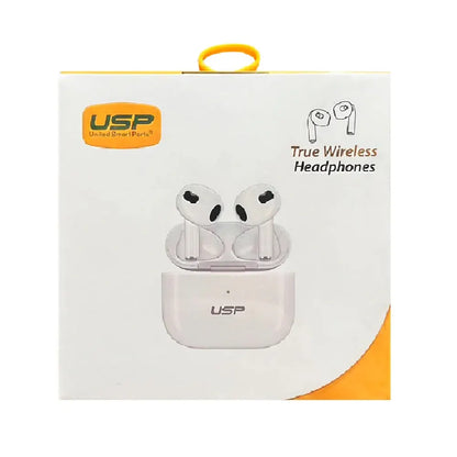USP True Wireless Buds White BT241 - Smart Touch Controls, Noise Isolation, Ergonomic Fit, Blueto... - Image 4