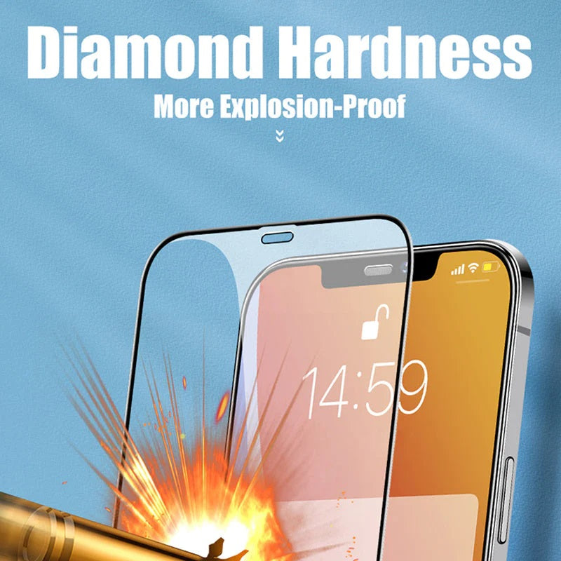 USP Apple iPhone 16 / iPhone 15 / iPhone 15 Pro (6.1') Armor Glass Full Cover Tempered Glass Scre... - Image 3