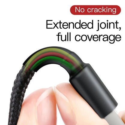 USP BoostUp Braided Lightning to USB-A Cable (2M) Black - Quick Charge  Connect, 2.4A Rapid Charg... - Image 2