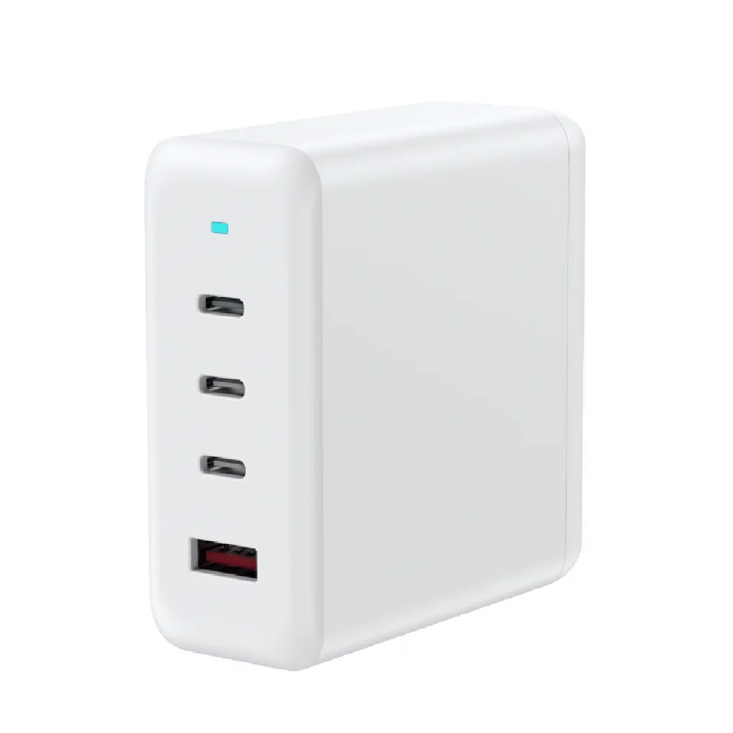 USP 100W Four Ports USB-C PD GaN Wall Charger White - 3x USB-C, 1x USB-A, Efficient, High Quality... - Image 2