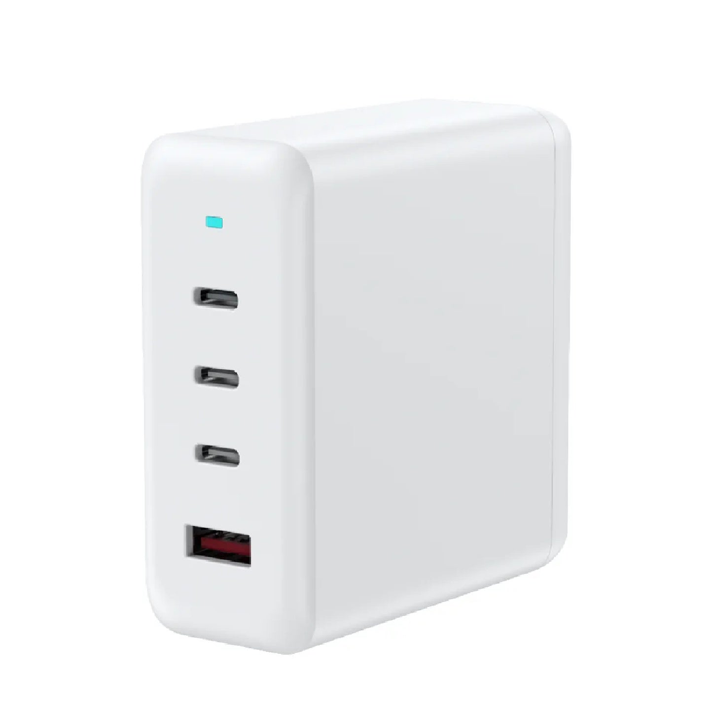 USP 100W Four Ports USB-C PD GaN Wall Charger White - 3x USB-C, 1x USB-A, Efficient, High Quality... - Image 2