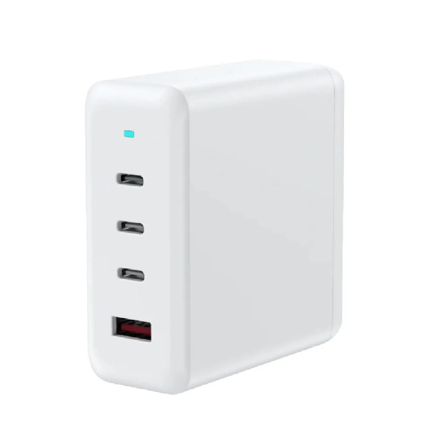 USP 100W Four Ports USB-C PD GaN Wall Charger White - 3x USB-C, 1x USB-A, Efficient, High Quality... - Image 2