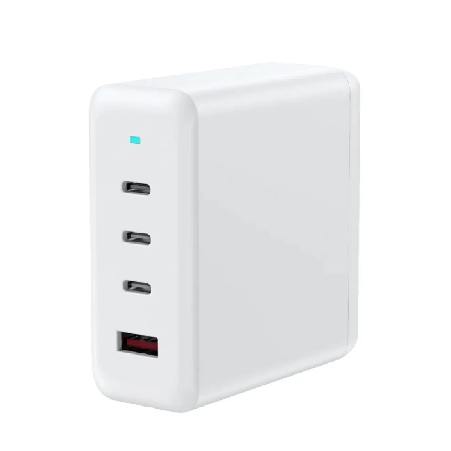 USP 100W Four Ports USB-C PD GaN Wall Charger White - 3x USB-C, 1x USB-A, Efficient, High Quality... - Image 2
