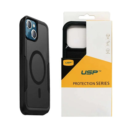 USP Rugged Apple iPhone 16 Pro Max (6.9') Armor Light Case with MagSafe Black - Built-in magnets,...