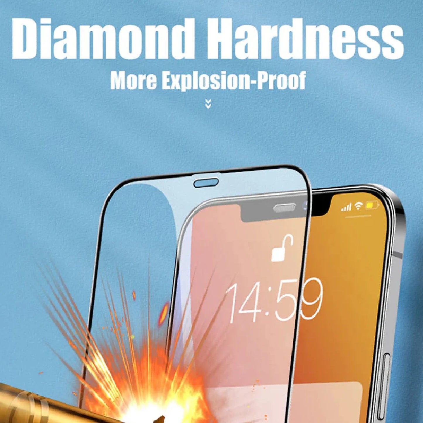 USP Apple iPhone 17 Pro / iPhone 17 / iPhone 16 Pro (6.3') Armor Glass Full Cover Screen Protecto... - Image 4