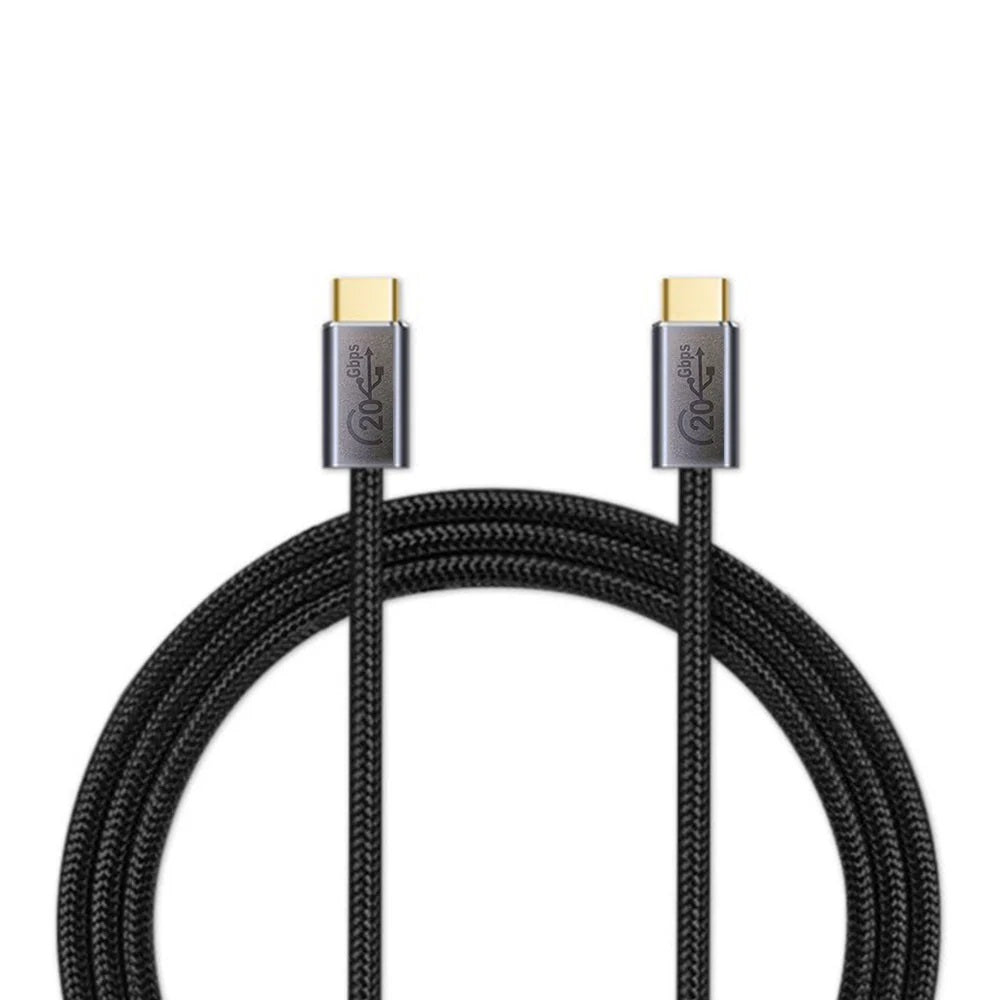 USP BoostUp Cafule Braided USB-C to USB-C (3.2 Gen2) Charge  Video Cable (1.5M) -Black,5A/100W PD... - Image 3