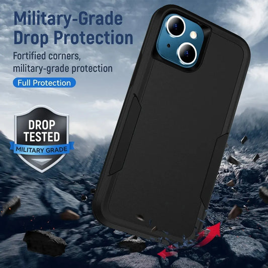 USP Rugged Apple iPhone 17e /  iPhone 16e 5G (6.1') Armor Light Case Black - No-Slip, Sleek, Drop... - Image 3