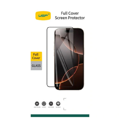 USP Apple iPhone Air (6.5') Tempered Glass Screen Protector - Full Coverage, 9H Hardness, Bubble...