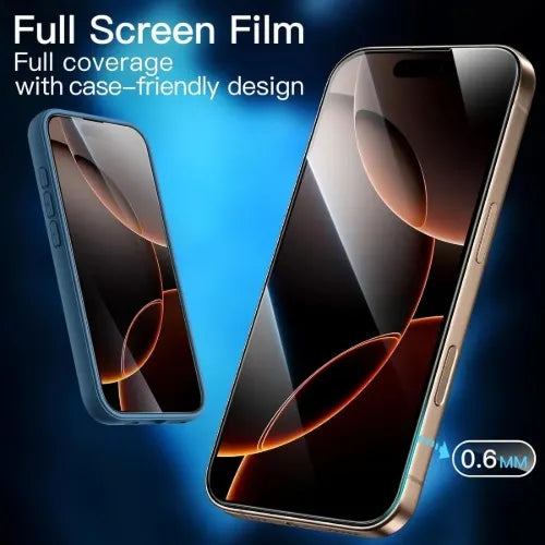 USP Apple iPhone Air (6.5') Armor Glass Full Cover Screen Protector - Impact-Resistant, Smooth Ed... - Image 4
