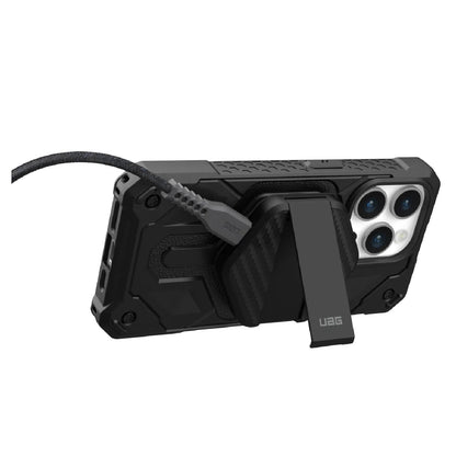 UAG Wireless Charging Pad with Stand - Black/Carbon Fiber(9B4410114042),Up to 15W Of Wireless Pow...