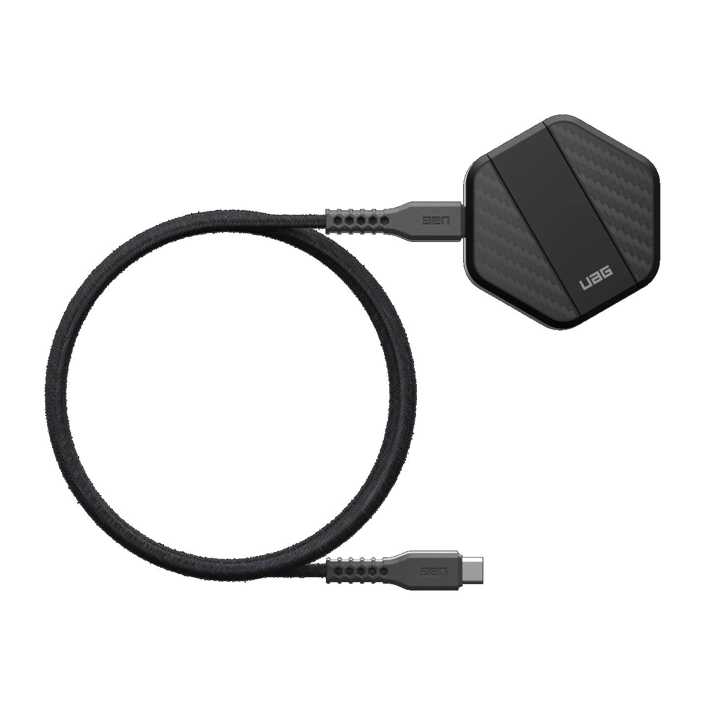 UAG Wireless Charging Pad with Stand - Black/Carbon Fiber(9B4410114042),Up to 15W Of Wireless Pow... - Image 3