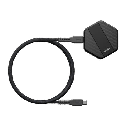 UAG Wireless Charging Pad with Stand - Black/Carbon Fiber(9B4410114042),Up to 15W Of Wireless Pow... - Image 3
