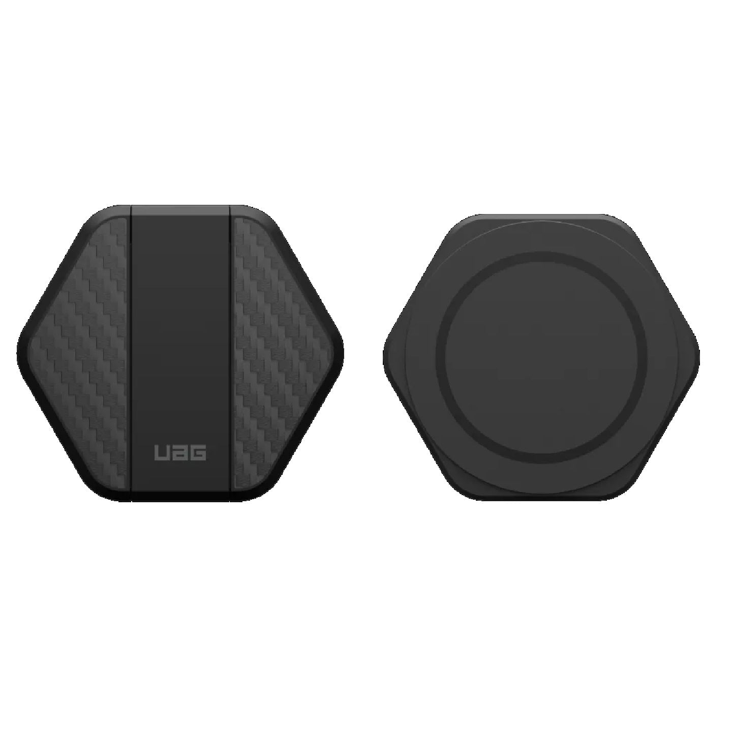 UAG Wireless Charging Pad with Stand - Black/Carbon Fiber(9B4410114042),Up to 15W Of Wireless Pow... - Image 4