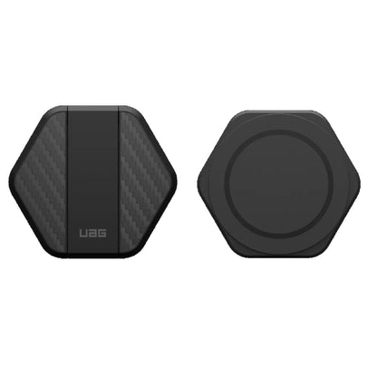 UAG Wireless Charging Pad with Stand - Black/Carbon Fiber(9B4410114042),Up to 15W Of Wireless Pow... - Image 4