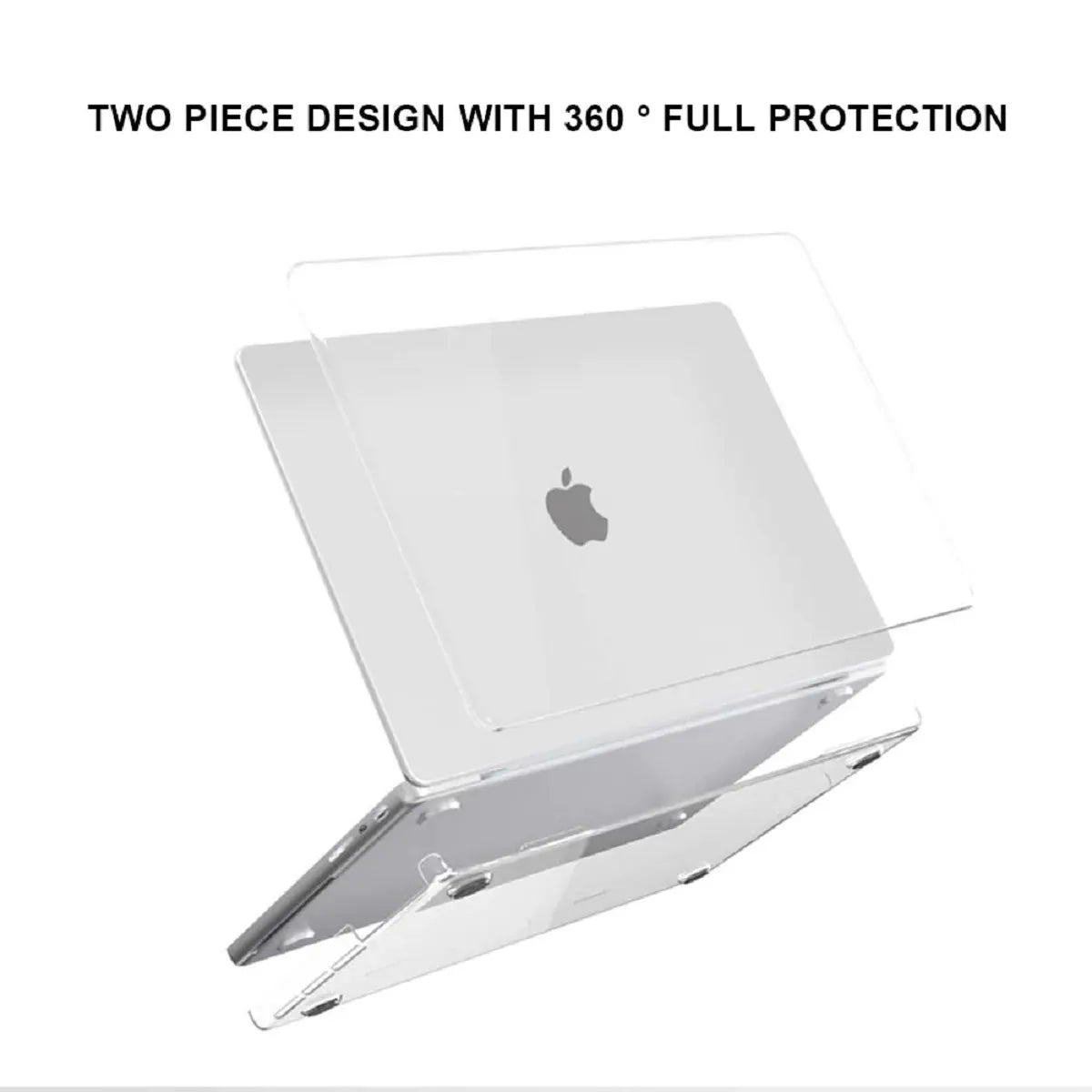 USP Apple MacBook Pro (13.3') Hardshell Glassy Matte Case - Clear, Scratch Resistant, Lightweight... - Image 4