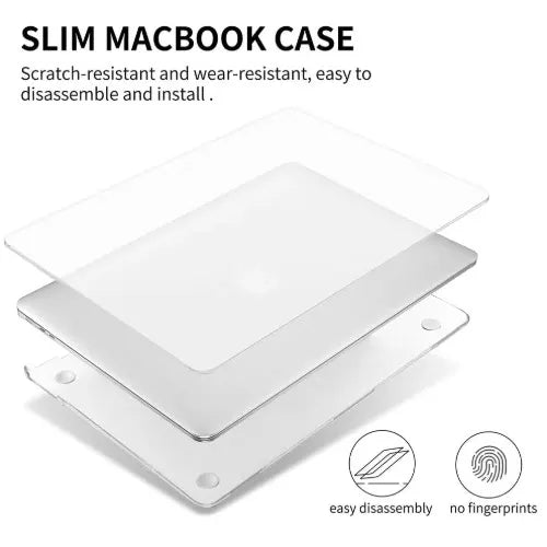 USP Apple MacBook Neo (13') Hardshell Glassy Matte Case - Clear, Scratch Resistant, Lightweight,... - Image 3