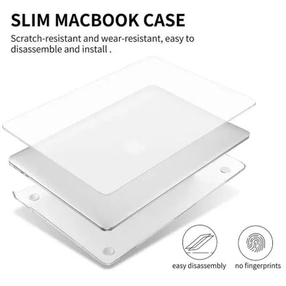 USP Apple MacBook Neo (13') Hardshell Glassy Matte Case - Clear, Scratch Resistant, Lightweight,... - Image 3