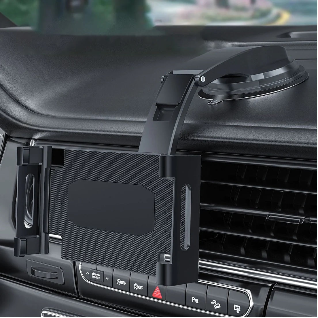 USP Universal In-Car Tablet Mount Dash Windscreen Holders - Black, Compatible with tablets 7–11.9... - Image 2