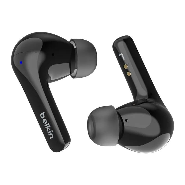 Belkin SoundForm Motion 2 True Wireless Earbuds - Black (AUC010fqBKV2), 33 hrs Battery, 12mm Driv...