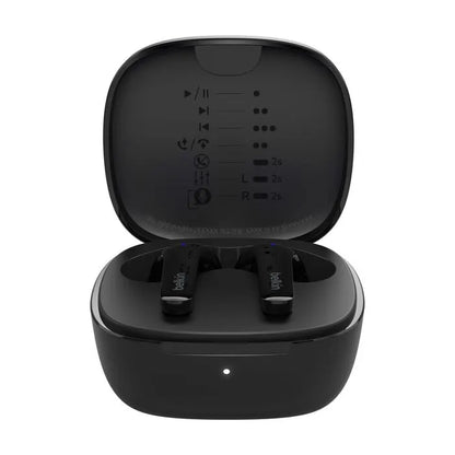 Belkin SoundForm Motion 2 True Wireless Earbuds - Black (AUC010fqBKV2), 33 hrs Battery, 12mm Driv... - Image 2