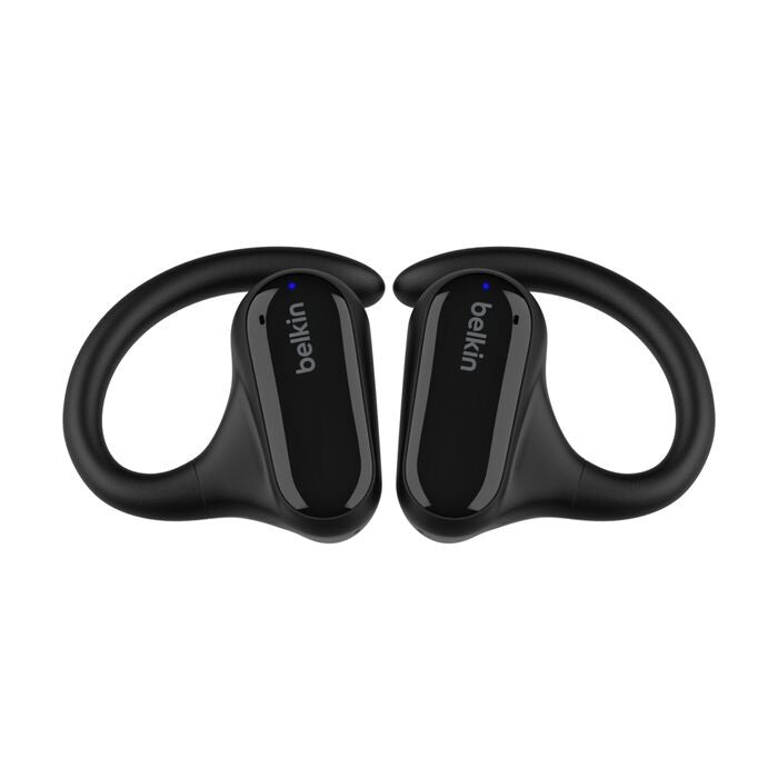 Belkin SoundForm ClearFit Open-Ear Wireless Earbuds - Black (AUC013btBK), Fast Charge, IPX5-Rated... - Image 2