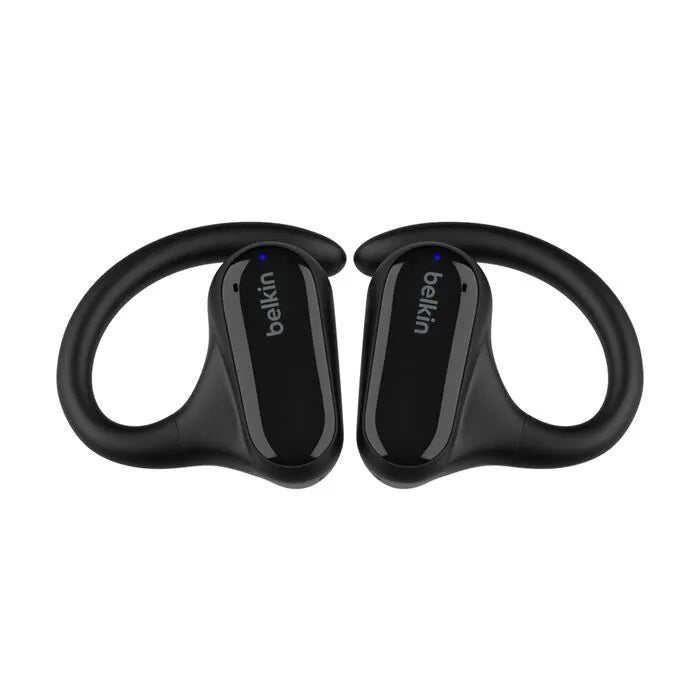Belkin SoundForm ClearFit Open-Ear Wireless Earbuds - Black (AUC013btBK), 26hrs Battery,14.2mm Dr... - Image 2