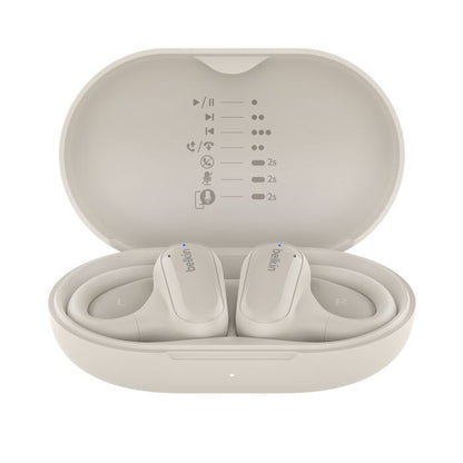 Belkin SoundForm ClearFit New Open-Ear Wireless Earbuds - White (AUC013btSA), Bluetooth 5.3 Pairi... - Image 4