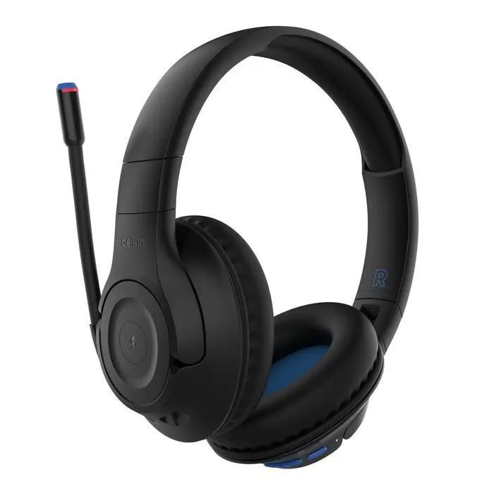 Belkin SoundForm Inspire Wireless Over-Ear Headset for Kids - Black(AUD006btBLK),35hrs Battery,40...