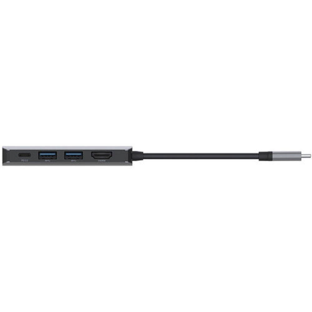 Belkin Connect USB-C 4-in-1 Multiport Adapter + USB-C Cable (13CM) - Space Grey(AVC006btSGY), 100... - Image 3