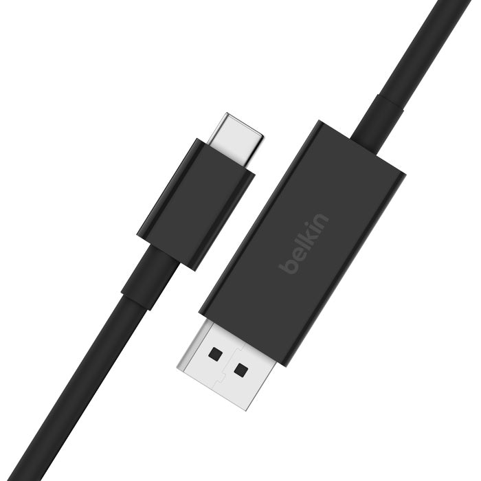 Belkin Connect USB-C to DisplayPort 1.4 Cable 2M - Black (AVC014BT2MBK), 32.4 Gbps Bandwidth, Sup... - Image 2