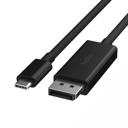 Belkin Connect USB-C to DisplayPort 1.4 Cable 2M - Black (AVC014BT2MBK), 32.4 Gbps Bandwidth, Sup... - Image 4