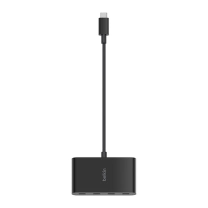 Belkin Connect USB-C to 4-Port USB-C Hub - Black (AVC018btBK), 100W PD, 10Gbps, 4x USB-C 3.2 Gen2... - Image 3