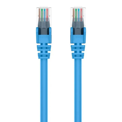 Belkin Cat6 Network Cables (1M) - Blue (A3L980bt01MBLUS), Exceeds 500MHz In Performance Tests, Sn...