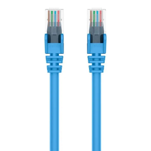 Belkin Cat6 Network Cables (1M) - Blue (A3L980bt01MBLUS), Exceeds 500MHz In Performance Tests, Sn...